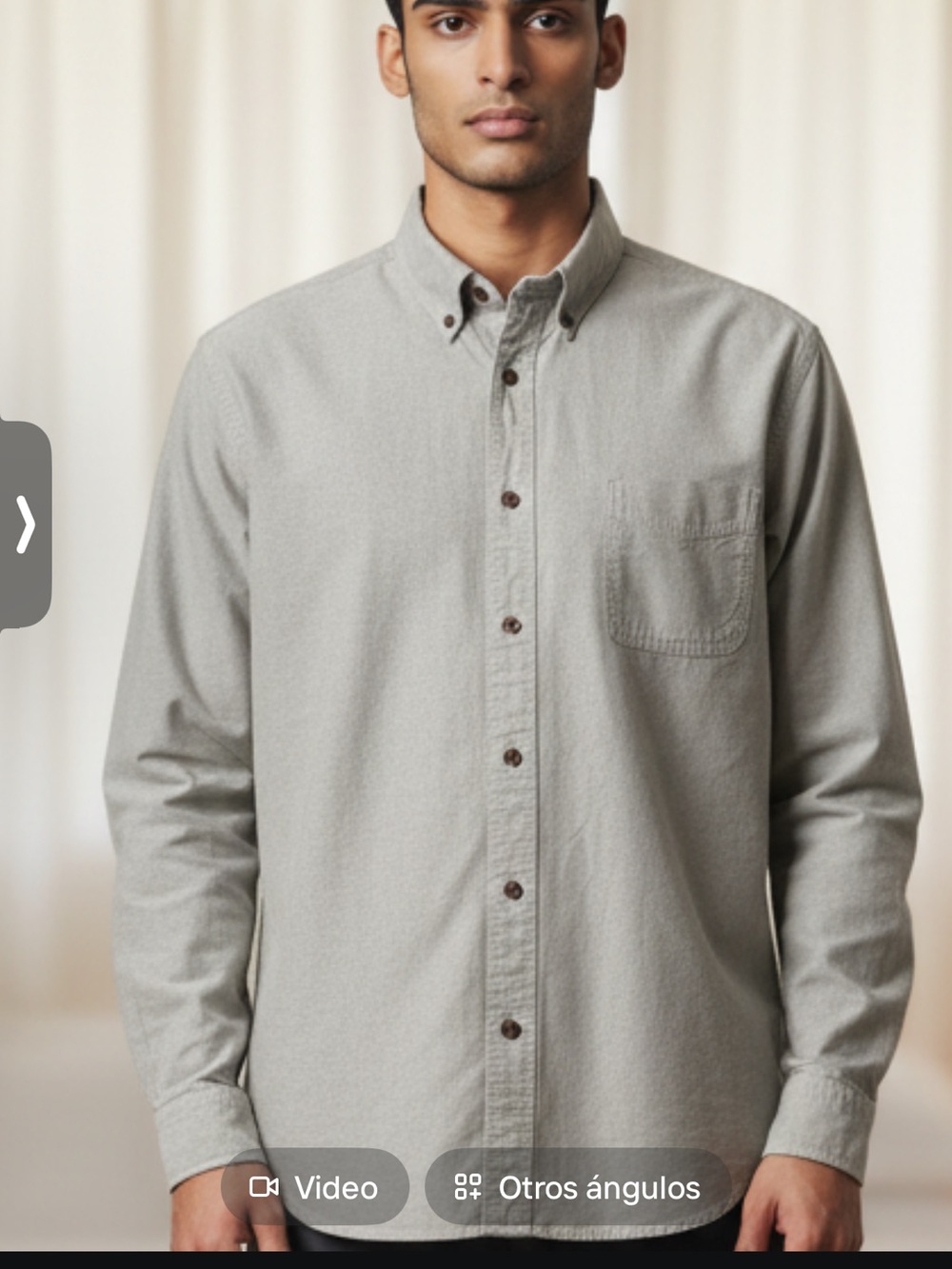 croft & barrow Men's Long-Sleeve Button-Down Shirt in Light Gray